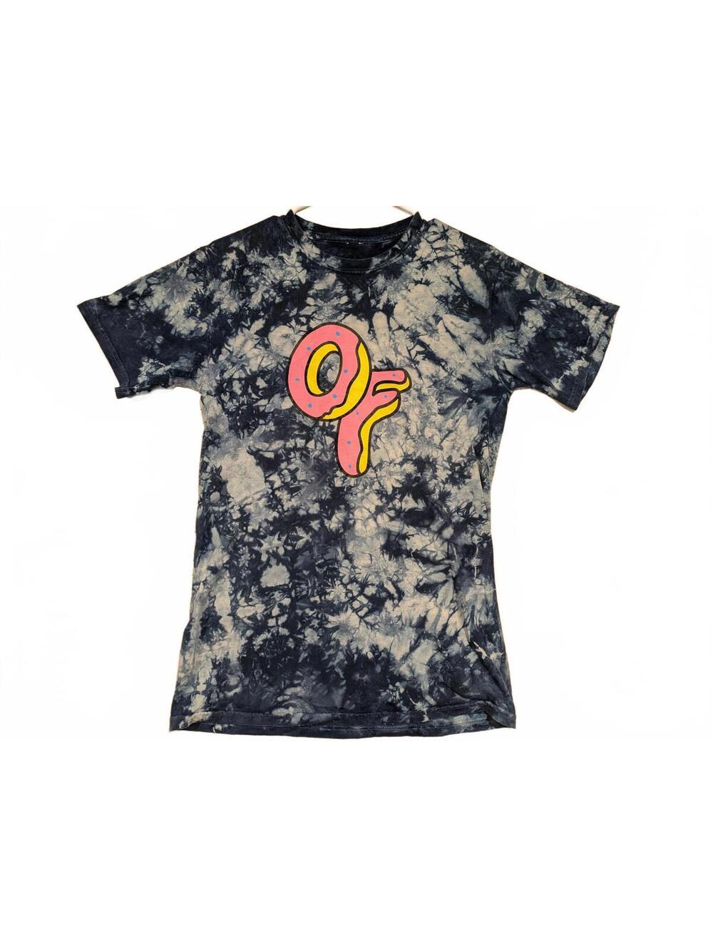 Odd Future Donuts OF Tie-Dye T-Shirt Mens Small Blue White